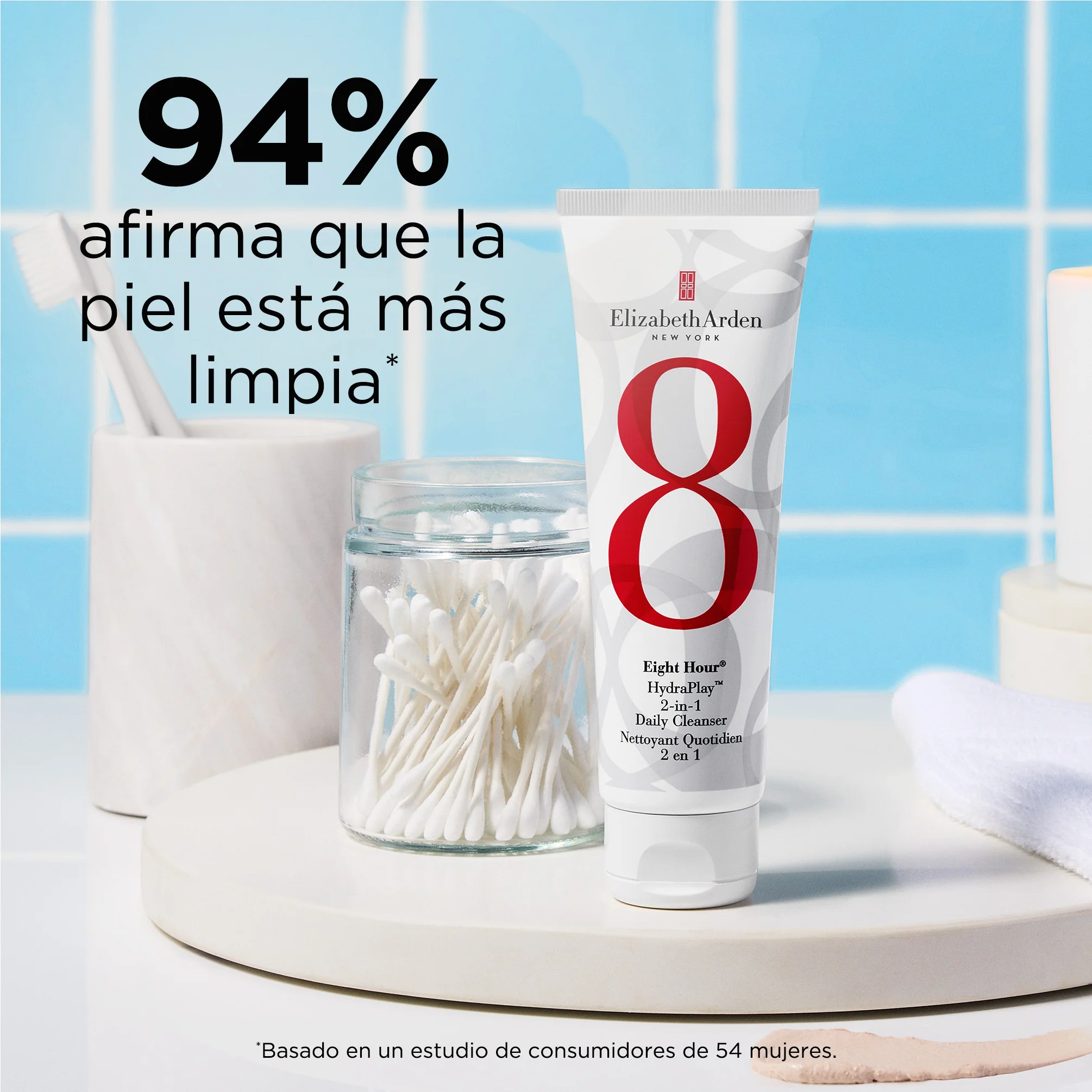 Eight Hour® Hydraplay™ Mousse de Limpieza y mascarilla - Image 8