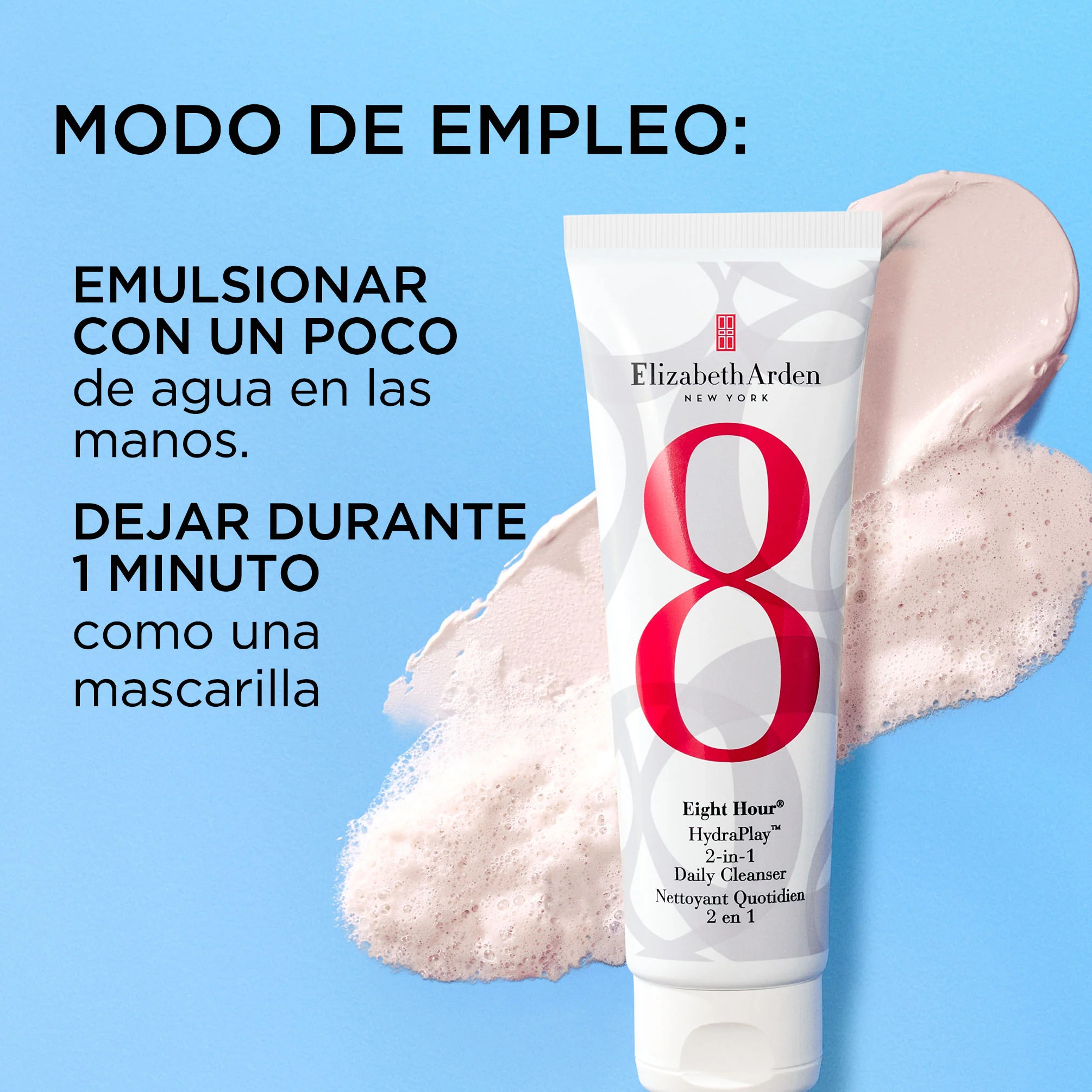 Eight Hour® Hydraplay™ Mousse de Limpieza y mascarilla - Image 9