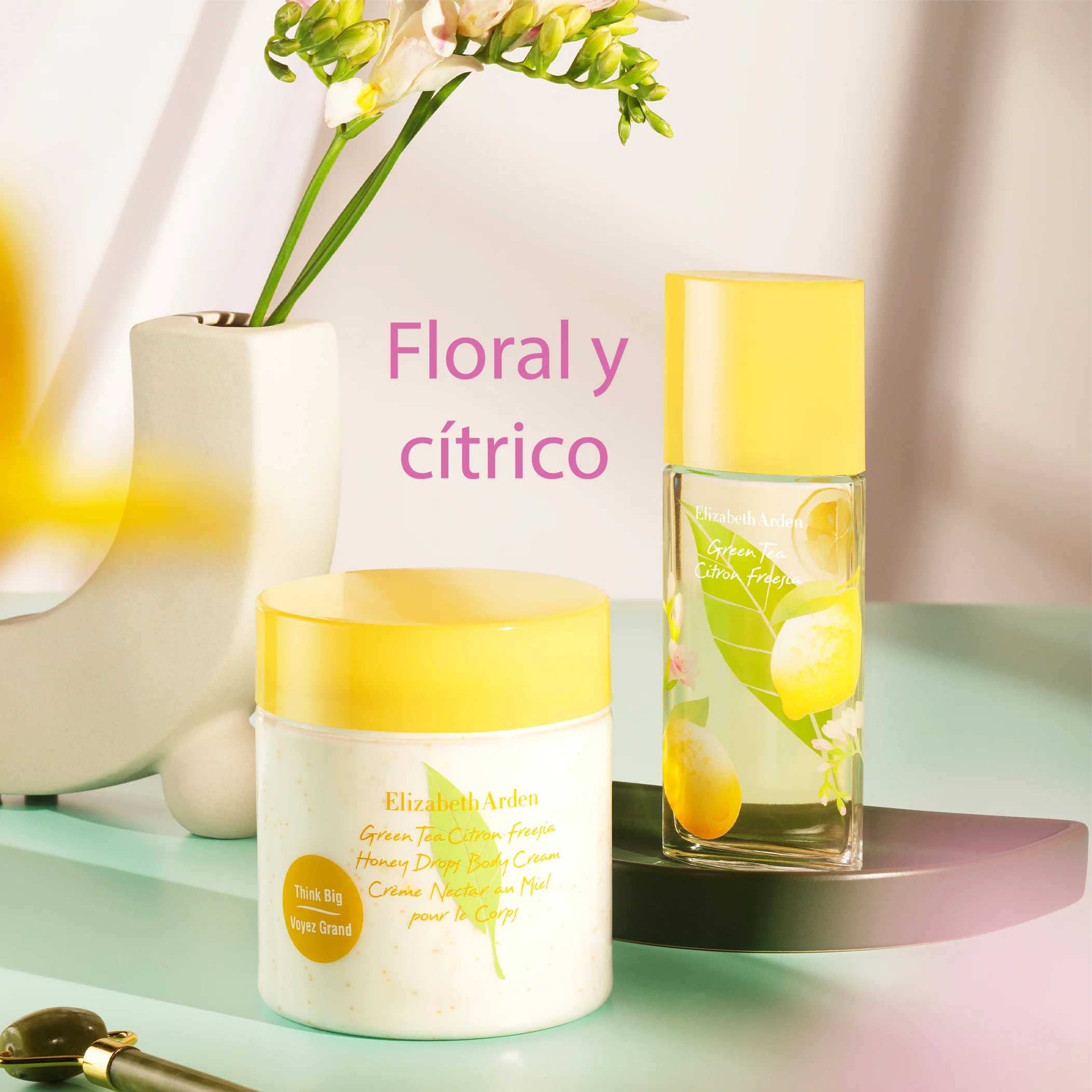 Green Tea Citron Freesia Honey Drops Body Cream - Image 5