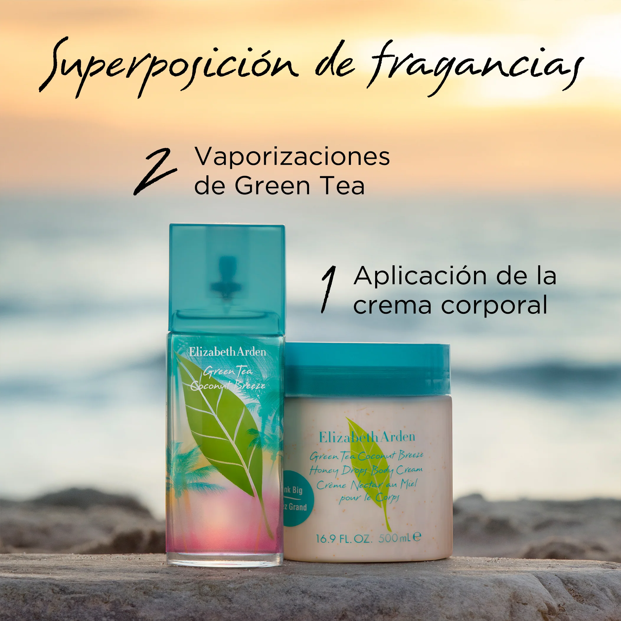 Green Tea Coconut Breeze Honey Drop Body Cream - Image 5